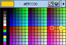 Applying colors in Dreamweaver